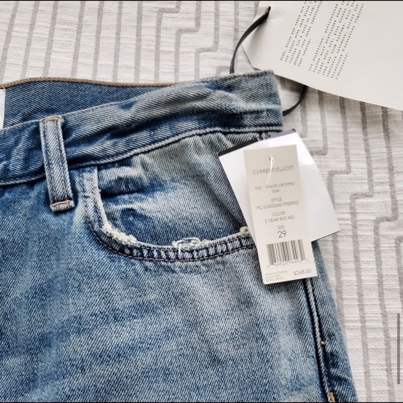 SOLD! ๐ NWT Current/Elliott THE VINTAGE CROPPED SLIM JEAN - Picture 10 of 12